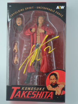 Autographed Takashita w/sleeve and box