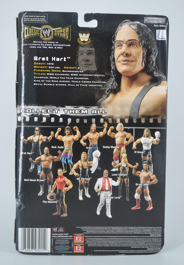 Autographed WWE Classic Super Stars Bret Hart - Image 3