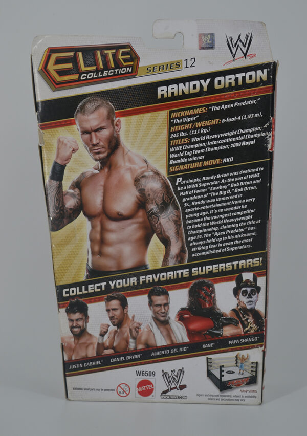 Autographed WWE Series 12 Elite Randy Orton - Image 3