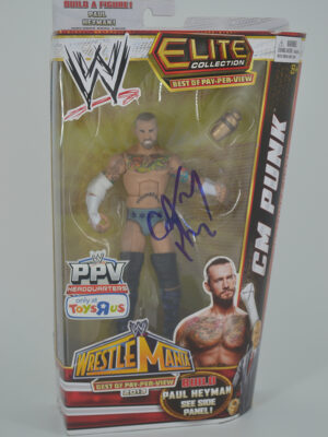 Autographed WWE PPV Toys R Us CM punk