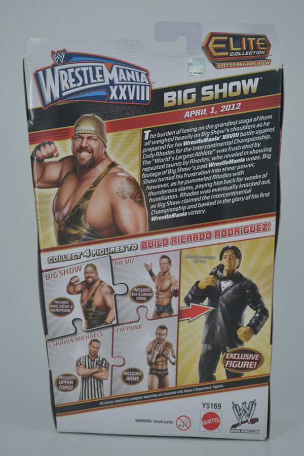Autographed WWE PPV WrestleMania XXVIII, The Big Show - Image 2