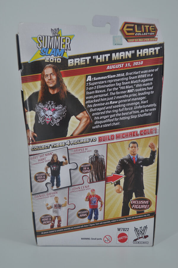 Autographed WWE PPV Toys R Us, Summer Slam 2010 Bret "The Hit Man" Hart - Image 2