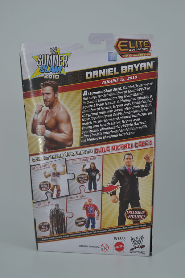 Autographed WWE PPV Toys R Us Summer Slam 2010 Daniel Bryan - Image 2