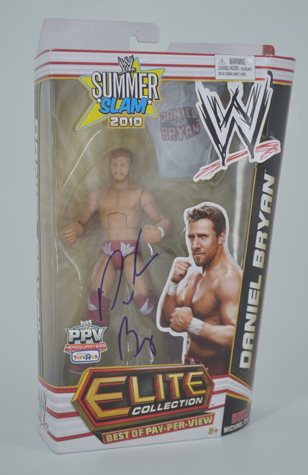 Autographed WWE PPV Toys R Us Summer Slam 2010 Daniel Bryan