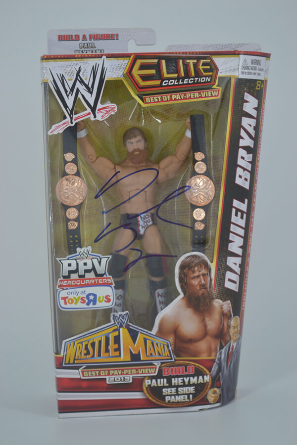 Autographed WWE PPV Toys R Us WrestleMania Daniel Bryan
