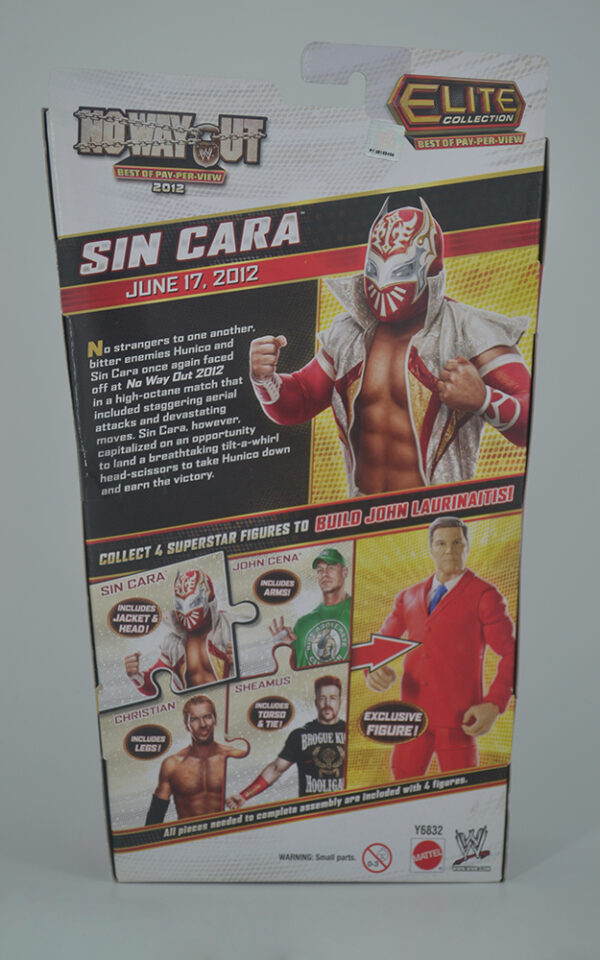 Autographed WWE PPV Toys R Us No Way Out Sin Cara - Image 2