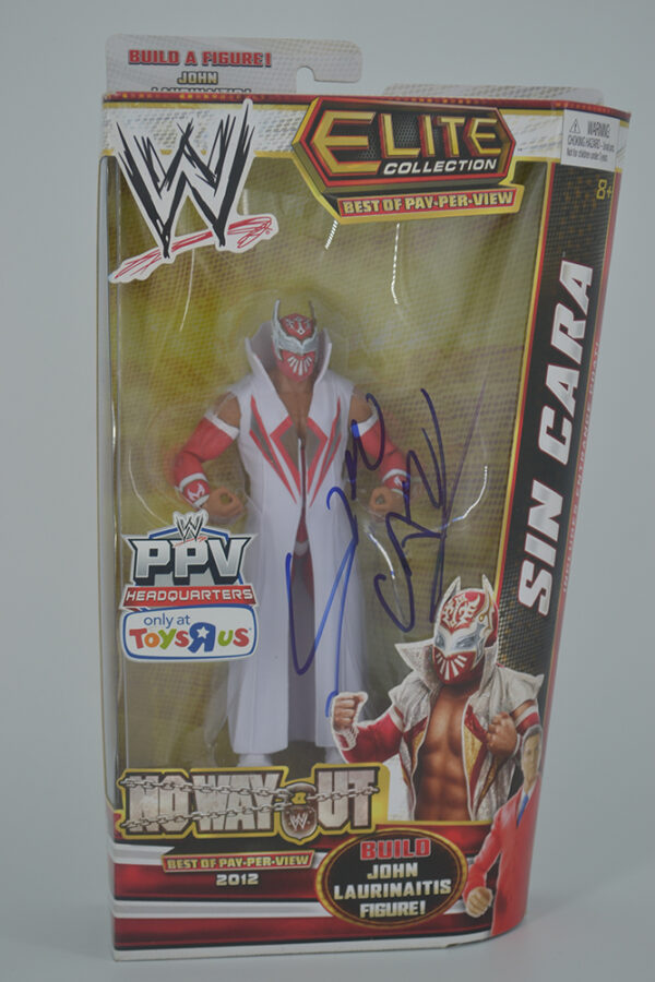 Autographed WWE PPV Toys R Us No Way Out Sin Cara