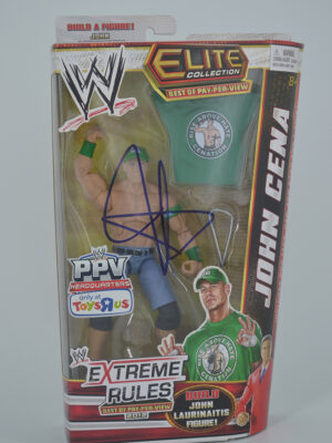 Autographed WWE PPV Toys R Us Extreme Rules John Cena