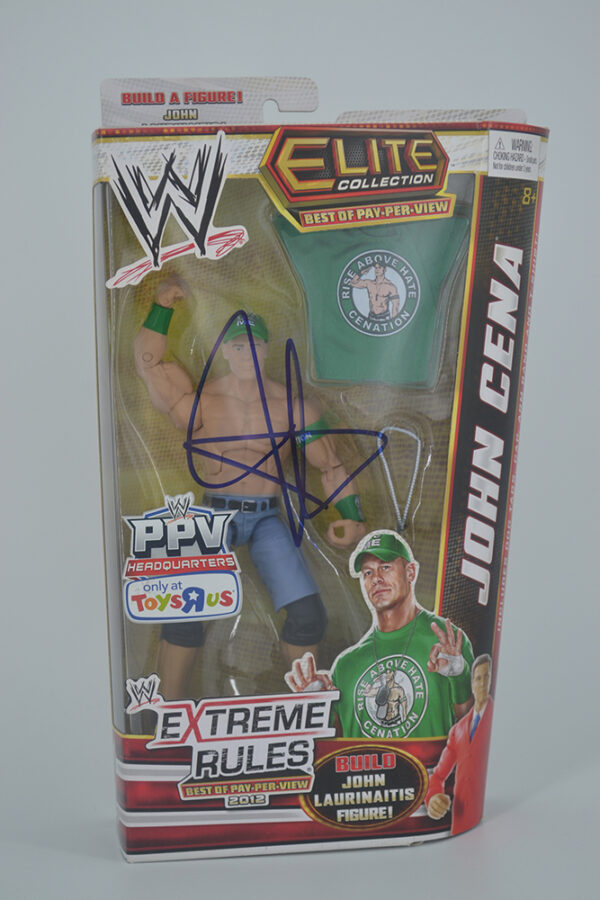 Autographed WWE PPV Toys R Us Extreme Rules John Cena
