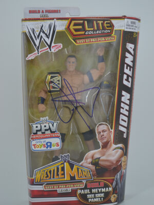 Autographed WWE PPV Toys R Us WrestleMania John Cena