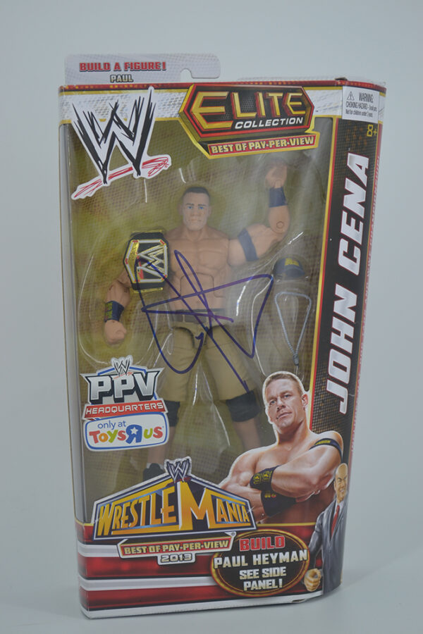 Autographed WWE PPV Toys R Us WrestleMania John Cena