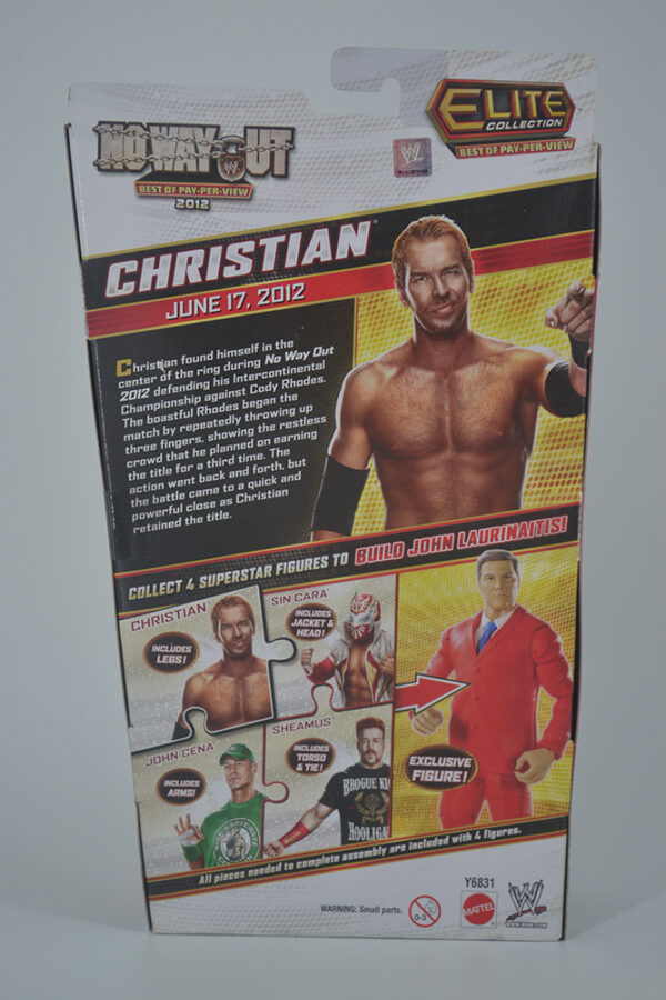 Autographed WWE PPV Toys R Us No Way Out Christian - Image 2