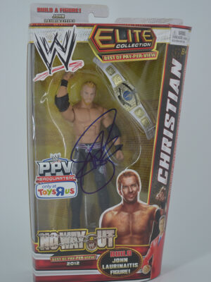 Autographed WWE PPV Toys R Us No Way Out Christian