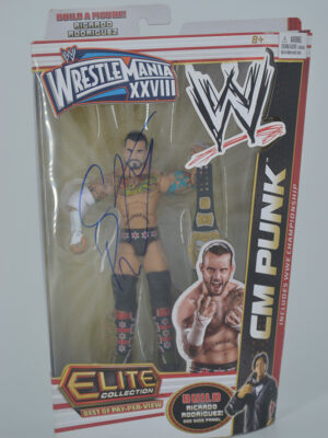 Autographed WWE PPV WrestleMania XXVIII, CM Punk