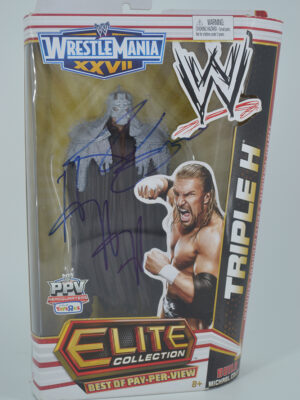 Autographed WWE PPV WrestleMania XXVII, Triple H
