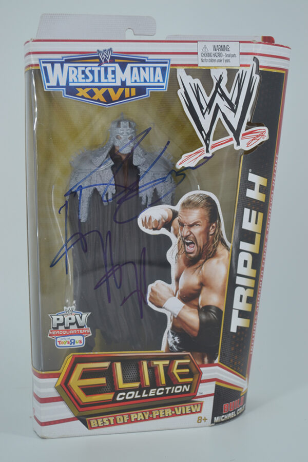 Autographed WWE PPV WrestleMania XXVII, Triple H