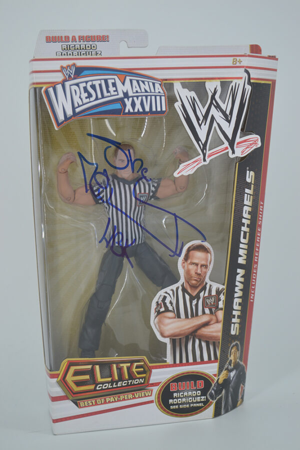 Autographed WWE PPV WrestleMania XXVIII Shawn Michaels