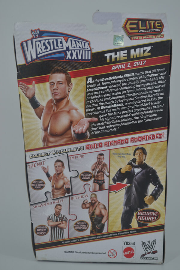 Autographed WWE PPV WrestleMania XXVIII, The Miz - Image 2