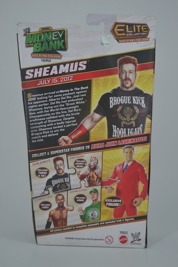 Autographed WWE PPV Toys R Us Money Bank Sheamus - Image 2