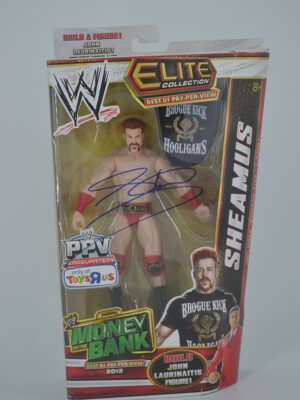 Autographed WWE PPV Toys R Us Money Bank Sheamus