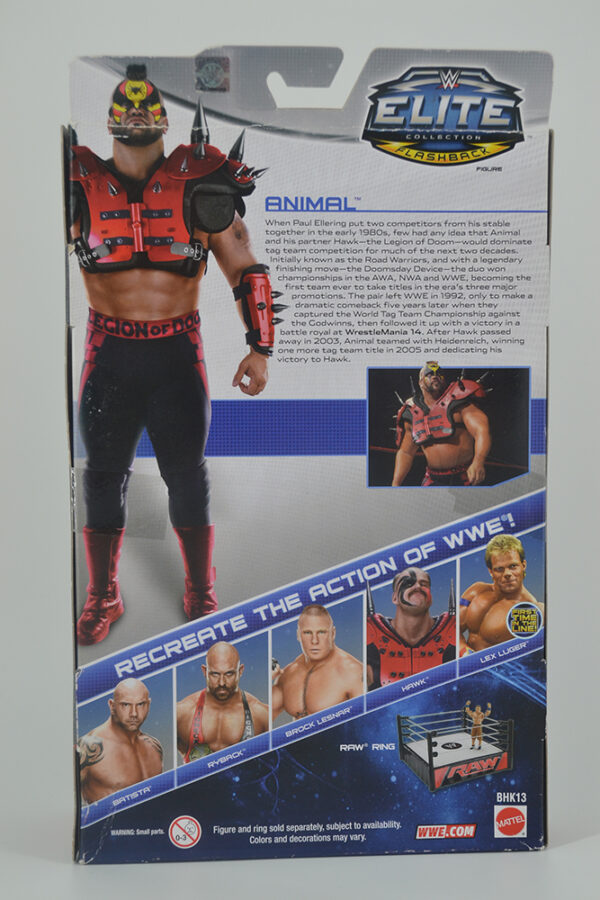 Autographed WWE Elite Flashback, Animal - Image 3
