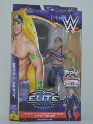 Autographed WWE PPV WrestleMania XXX, John Cena