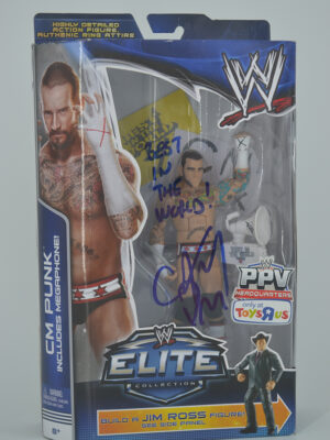 Autographed WWE PPV Toys R Us CM Punk