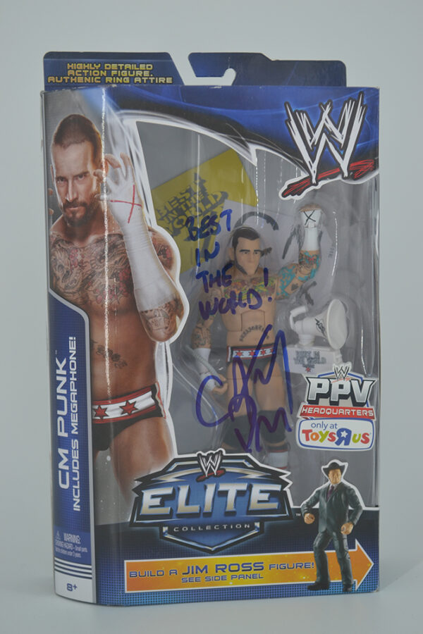 Autographed WWE PPV Toys R Us CM Punk