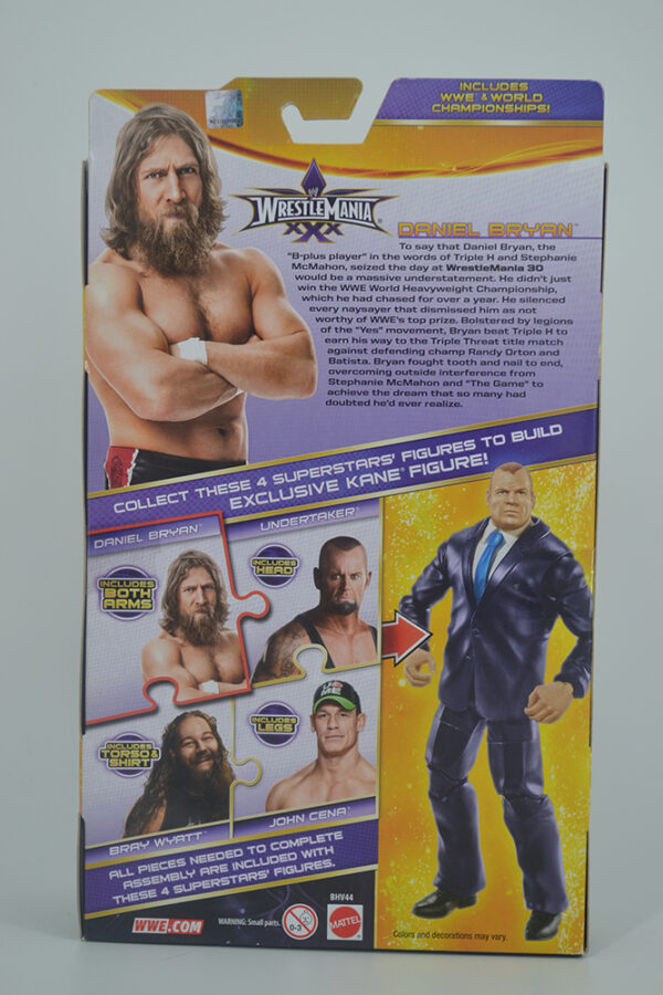 Autographed WWE PPV WrestleMania XXX, Daniel Bryan - Image 2