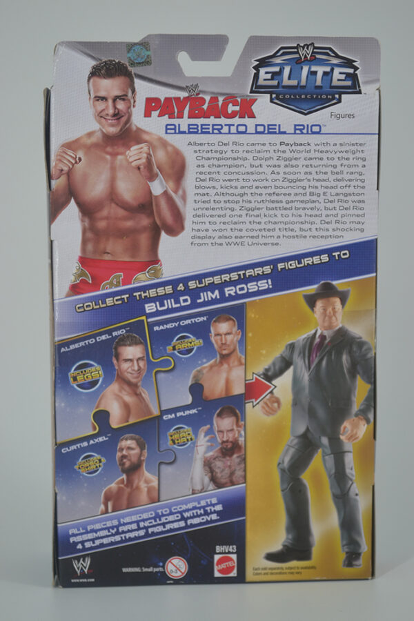 Autographed WWE Elite Alberto Del Rio - Image 2