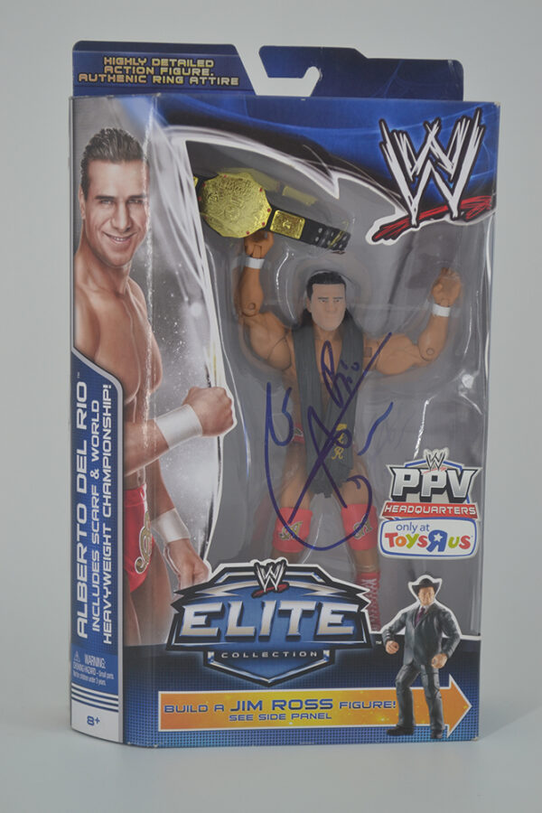 Autographed WWE Elite Alberto Del Rio
