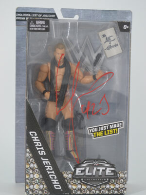 Autographed WWE Elite Chris Jericho