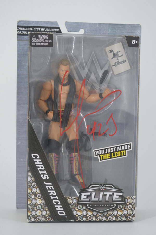 Autographed WWE Elite Chris Jericho