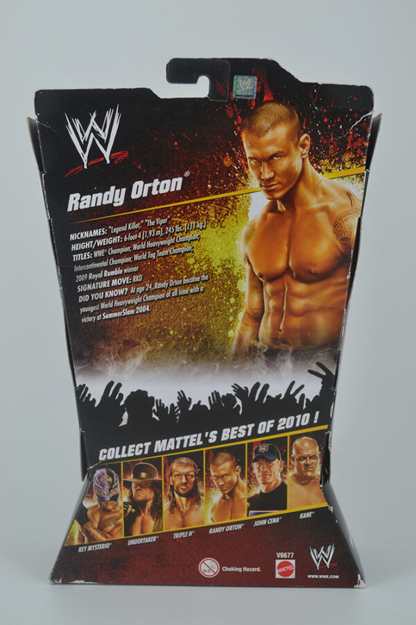 Autographed WWE Elite, Mattel, Best of 2010 Randy Orton - Image 3