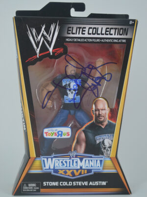 Autographed WWE Toys R Us WrestleMania XXVII Stone Cold Steve Austin