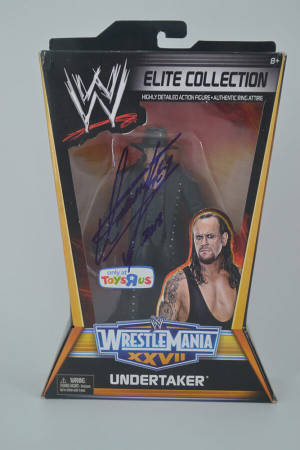 Autographed WWE Toys R Us WrestleMania XXVII Undertaker
