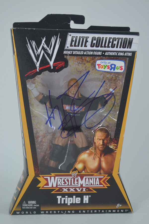 Autographed WWE Toys R Us WrestleMania XXVI, Triple H
