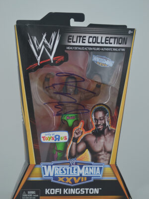 Autographed WWE Toys R Us WrestleMania XXVII Kofi Kingston