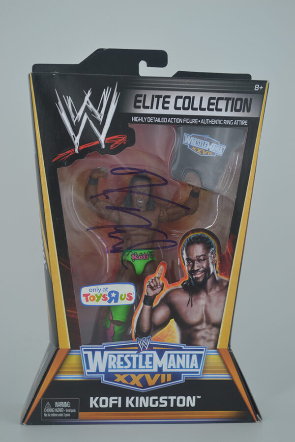 Autographed WWE Toys R Us WrestleMania XXVII Kofi Kingston