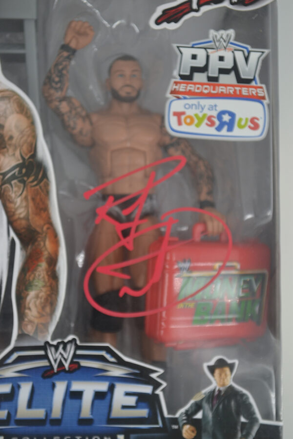 Autographed WWE Elite, Money Bank, Randy Orton - Image 2