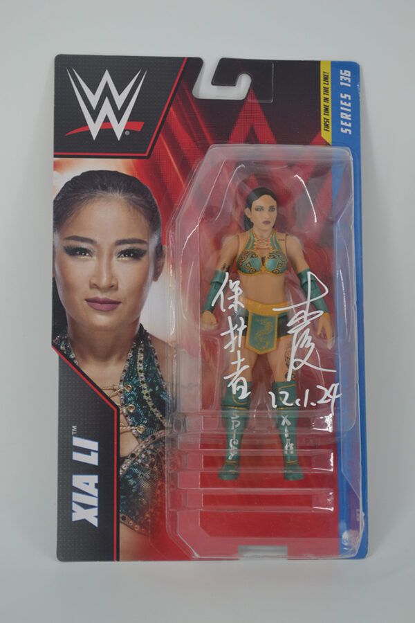 Autographed WWE Series 136, Xia Li.  Autograph may vary.