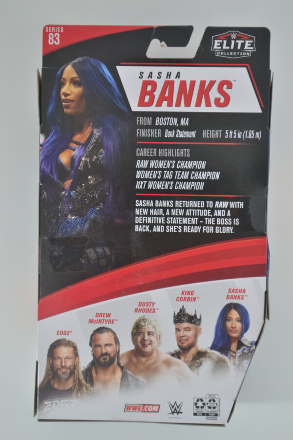 WWE Series 83 FX Sasha Banks Autographed - Image 2