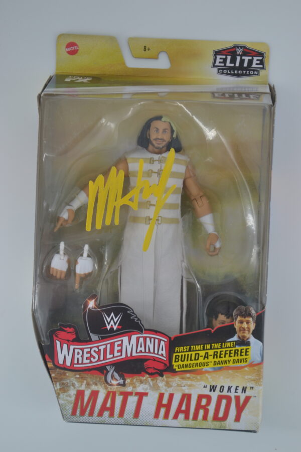 Autographed Wrestlemania "Woken" Matt Hardy