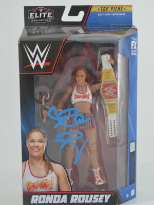 Ronda Rousey Autographed WWE Elite Collection