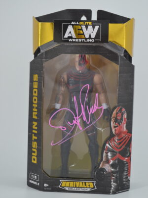 Dustin Rhodes, Autographed AEW Unrivaled Red-Face